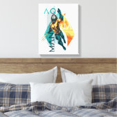 Aquaman Modernist Aquaman Leime Leinwanddruck (Insitu (Schlafzimmer))