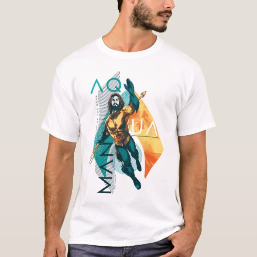 Aquaman Modernist Aquaman Leime T-Shirt (Vorderseite)