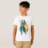 Aquaman Modernist Aquaman Leime T-Shirt (Vorne ganz)