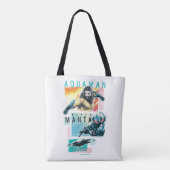 Aquaman | modernistisches Aquaman u. schwarze Tasche (Rückseite)