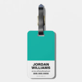 Aquaman | Ocean Master King Orm Refrakted Graphic Gepäckanhänger (Rückseite vertikal)