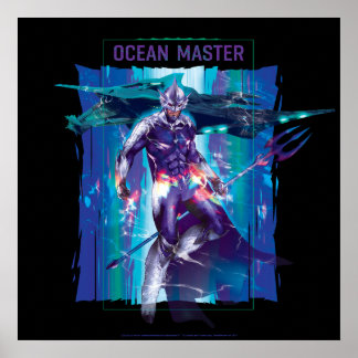 Aquaman | Ocean Master King Orm Refrakted Graphic Poster