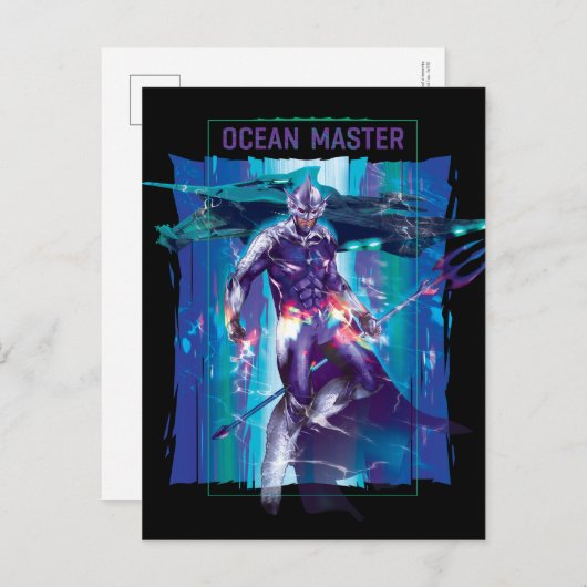 Aquaman | Ocean Master King Orm Refrakted Graphic Postkarte (Vorne/Hinten)