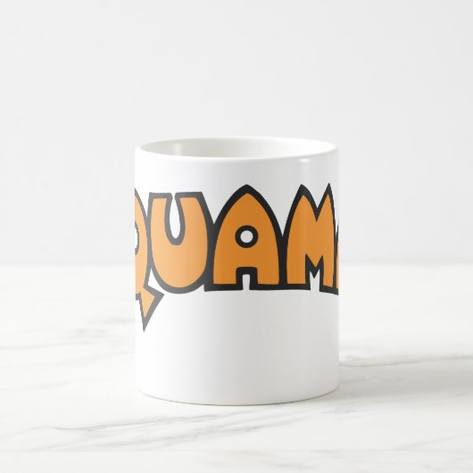 Aquaman Orange Logo Kaffeetasse (Mittel)