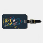 Aquaman | Orin, Mera und schwarze Manta-Grafik Gepäckanhänger (Vorderseite horizontal)