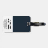 Aquaman | Orin, Mera und schwarze Manta-Grafik Gepäckanhänger (Rückseite horizontal)