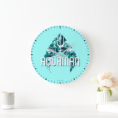 Aquaman | Orin, Meran, Orm & Black Manta in Symbol Große Wanduhr (Zuhause)