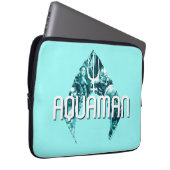 Aquaman | Orin, Meran, Orm & Black Manta in Symbol Laptopschutzhülle (Vorne Rechts)