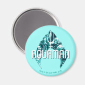 Aquaman | Orin, Meran, Orm & Black Manta in Symbol Magnet (Vorderseite/Rückseite)