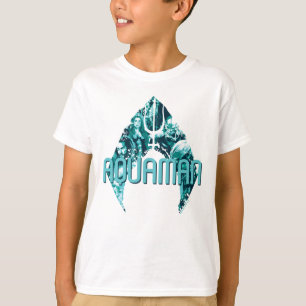 Aquaman Orin, Meran, Orm & Black Manta in Symbol T-Shirt