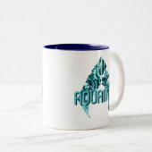 Aquaman | Orin, Meran, Orm & Black Manta in Symbol Zweifarbige Tasse (VorderseiteRechts)