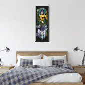 Aquaman | Orin & Orm Reversible Art Nouveau Panel Leinwanddruck (Insitu (Schlafzimmer))