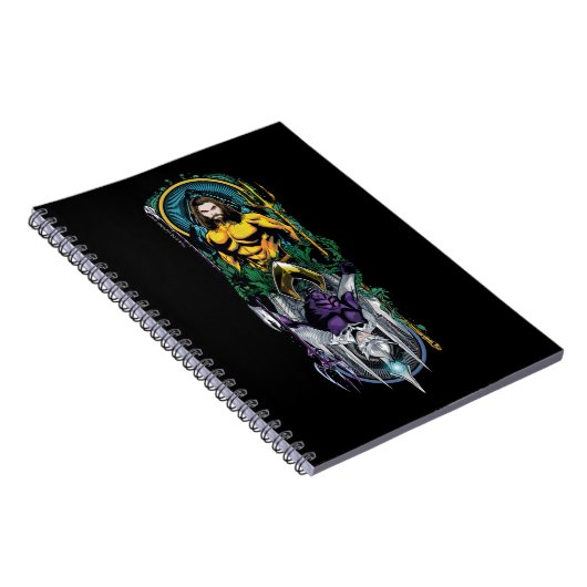 Aquaman | Orin & Orm Reversible Art Nouveau Panel Notizblock (Rechte Seite)