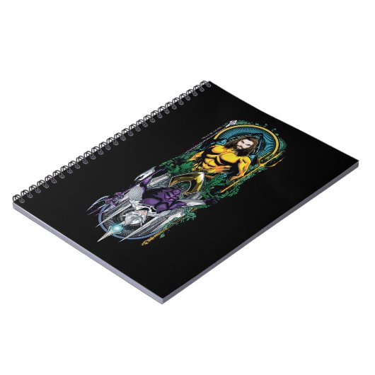 Aquaman | Orin & Orm Reversible Art Nouveau Panel Notizblock (Linke Seite)