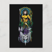 Aquaman | Orin & Orm Reversible Art Nouveau Panel Postkarte (Vorderseite)