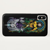 Aquaman | Orin u. Orm umschaltbare Kunst Nouveau Case-Mate iPhone Hülle (Rückseite (Horizontal))