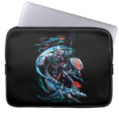 Aquaman | Orm, Schwarzer Manta, Tylosaur, & Schiff Laptopschutzhülle (Vorderseite)