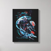 Aquaman | Orm, Schwarzer Manta, Tylosaur, & Schiff Leinwanddruck (Vorderseite)