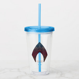 Aquaman Paisley Aquaman Logo Acryltrinkbecher
