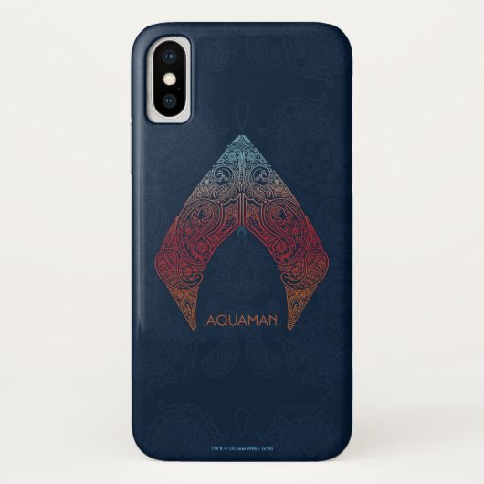 Aquaman | Paisley Aquaman Logo Case-Mate iPhone Hülle (Rückseite)