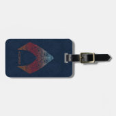 Aquaman| Paisley Aquaman Logo Gepäckanhänger (Vorderseite horizontal)