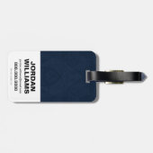 Aquaman| Paisley Aquaman Logo Gepäckanhänger (Rückseite horizontal)