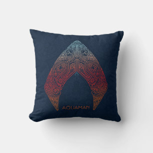 Aquaman Paisley Aquaman Logo Kissen