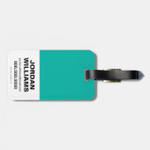 Aquaman | Prince Orin mit Aquaman-Logo Gepäckanhänger (Rückseite horizontal)