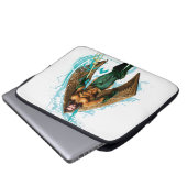 Aquaman | Prince Orin mit Aquaman-Logo Laptopschutzhülle (Vorne Knopf)