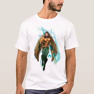 Aquaman   Prince Orin mit Aquaman-Logo T-Shirt
