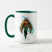 Aquaman | Prince Orin mit Aquaman-Logo Tasse (Links)