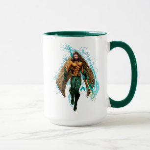 Aquaman   Prince Orin mit Aquaman-Logo Tasse