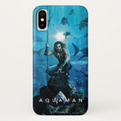 Aquaman | Prince Orin mit Wassertieren Case-Mate iPhone Hülle (Rückseite)
