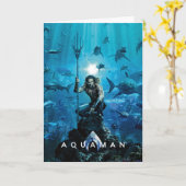 Aquaman | Prince Orin mit Wassertieren Karte (Gelbe Blume)