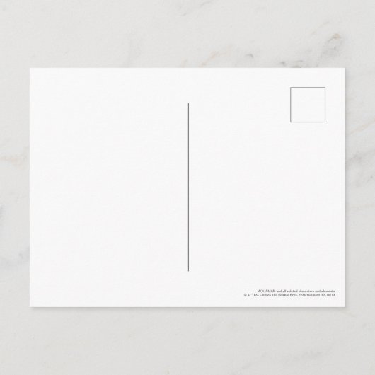 Aquaman | Prinz Orin With Aquaman Logo Postkarte (Rückseite)