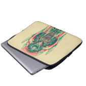 Aquaman | Queen Fisherman Art Nouveau Panel Laptopschutzhülle (Vorne Knopf)