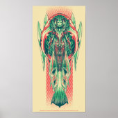 Aquaman | Queen Fisherman Art Nouveau Panel Poster (Vorne)