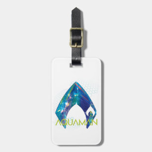 Aquaman Refracted Aquaman Logo Gepäckanhänger