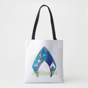 Aquaman   Refracted Aquaman Logo Tasche