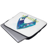 Aquaman | Refraktioniertes Aquaman-Logo Laptopschutzhülle (Vorne Knopf)