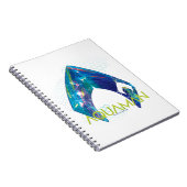 Aquaman | Refraktioniertes Aquaman-Logo Notizblock (Rechte Seite)