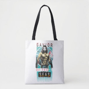 Aquaman   "Retter der Meer" modernistische Grafik Tasche