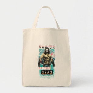 Aquaman   "Retter der Meer" modernistische Grafik Tragetasche