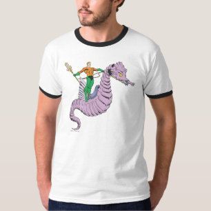 Aquaman Rides Seepferd T-Shirt