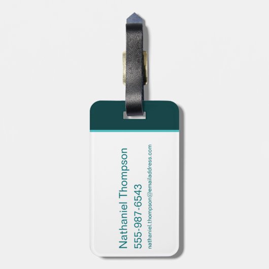 Aquaman Riding Seepferd über Kingdoms Gepäckanhänger (Rückseite vertikal)