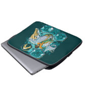 Aquaman Riding Seepferd über Kingdoms Laptopschutzhülle (Vorne Knopf)