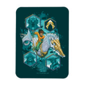 Aquaman Riding Seepferd über Kingdoms Magnet (Vertikal)