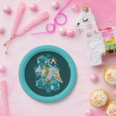 Aquaman Riding Seepferd über Kingdoms Pappteller (Party)