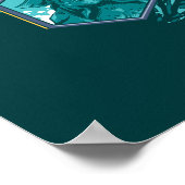 Aquaman Riding Seepferd über Kingdoms Poster (Ecke)