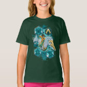 Aquaman Riding Seepferd über Kingdoms T-Shirt (Vorderseite)